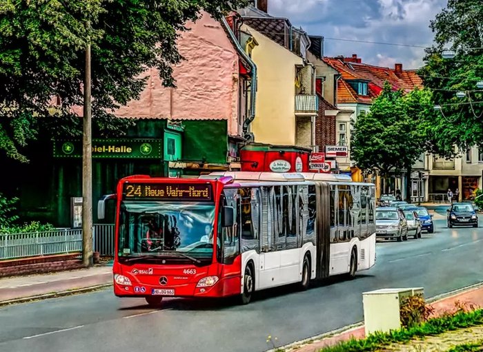BSAG Fahrzeuge Bus Niederflur Gelenkbus Citaro G