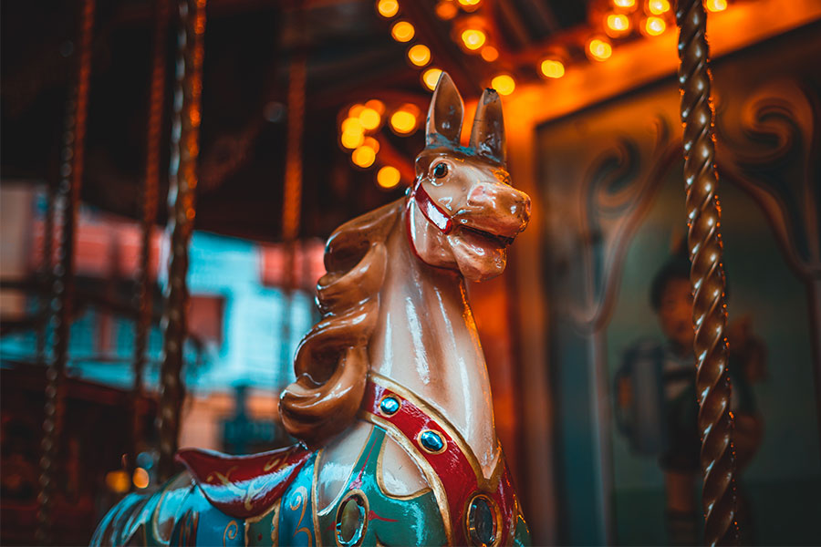 Karussell-Pferd vom Bremer Freimarkt